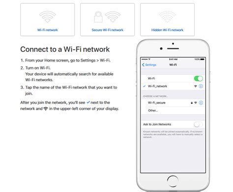 Iphone Wi Fi Settings Tutorial Iphone Manual Tutorial