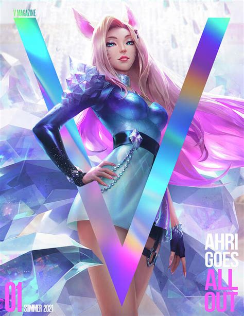 League Of Legends Render Ahri