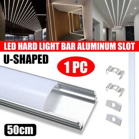 Cm U Aluminium Channel Holder Case For Led Strip Light Bar Under Cabinet