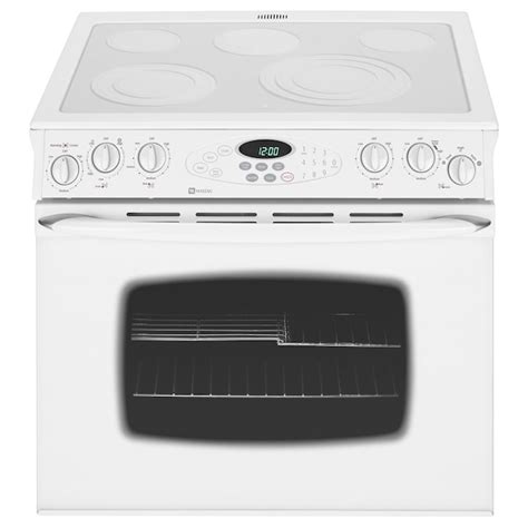 Maytag® 30 Inch Drop In Electric Range Color White At