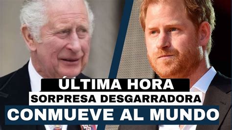 LA SORPRESA DEL PRÍNCIPE HARRY al REY CARLOS por TRATAMIENTO CONTRA EL