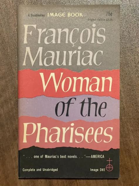 FEMME DES PHARISIENS par François Mauriac 1959 livre de poche Livres