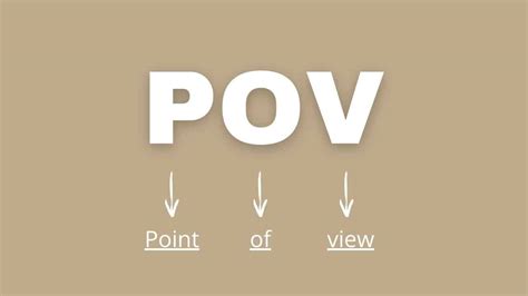 Pov Meaning What Does Pov Mean Capitalize My Title