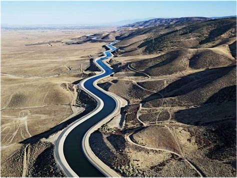 The Los Angeles aqueduct carries water from the Owens Valley to Los ...