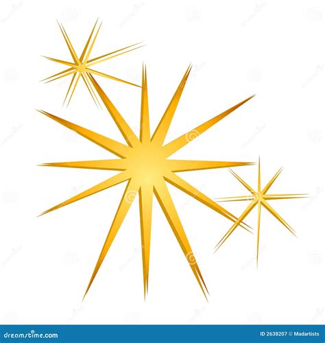 Glitter Sparkles Stars Gold Royalty Free Stock Photography - Image: 2638207