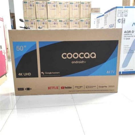 Jual Tv Coocaa 50 New 2021 50cuc7500 Smart Android 4k Uhd Bezel Less