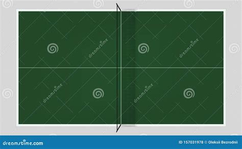 Table Tennis Top View Stock Vector Illustration Of Player 157031978