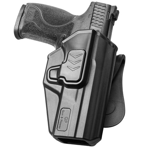M&P 9MM Holster, OWB Paddle Holster Fit Smith & Wesson M&P 9MM/.40 M2.0 ...