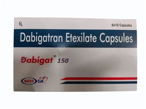 150mg Dabigatran Etexilate Capsules At Rs 350box Dabigatran Capsules