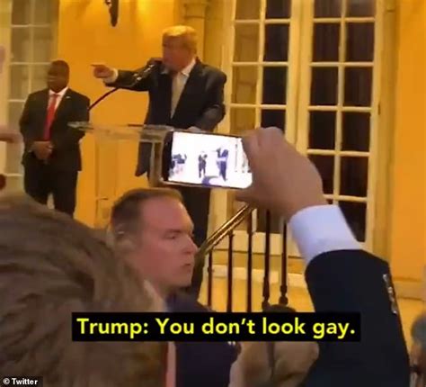 Trump Tells A Supporter You Don T Look Gay When Addressing Fundraiser For Michigan Gop