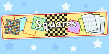 Squares Display Banner Teacher Made Twinkl