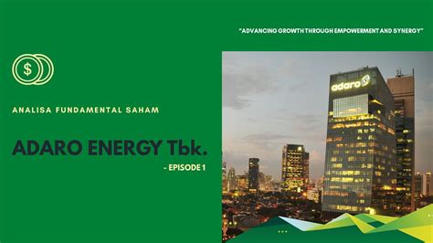 Episode 1 ADRO Analisa Fundamental Saham Adaro Energy Tbk