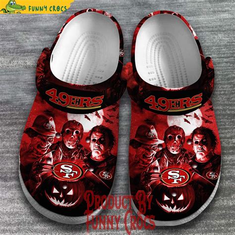 San Francisco 49ers Horror Movie Crocs Discover Comfort And Style