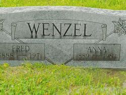 Anna Hess Wenzel M Morial Find A Grave