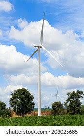 Tall Wind Turbine Standing Farm Field Stock Photo 2234770639 Shutterstock