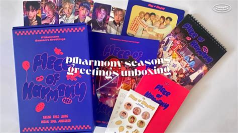 P Harmony Seasons Greetings Unboxing Youtube