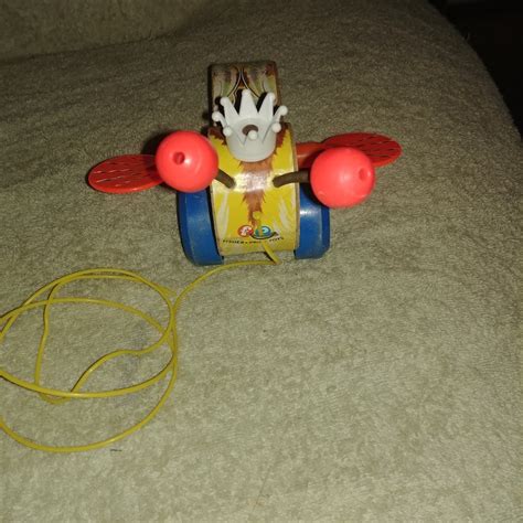 Fisher Price Queen Buzzy Bee Pull Toy 1960s Etsy Canada