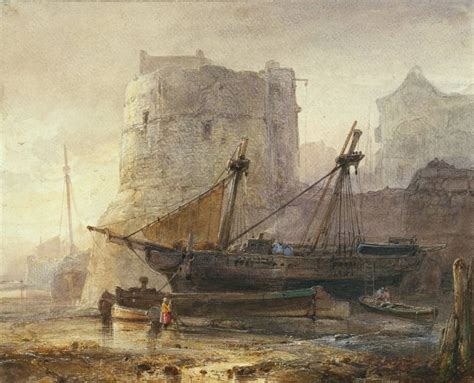 Nuyen Paintings Ships In A French Harbour