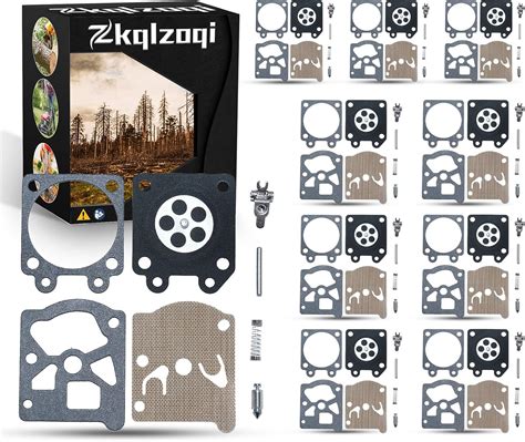 Amazon Zkqlzoqi 10 X Carburetor Carb Repair Overhaul Kit For Stihl