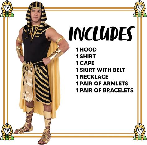 King Pharaoh Costume Adult Spooktacular Creations