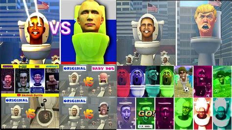 Skibidi Toilet Mega Battle Presidents Youtube