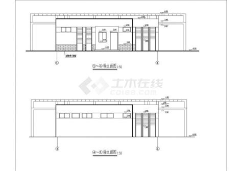 某长1224米 宽624米 1层砖混结构景观公厕设计cad全套建施图【含设计说明】土木在线