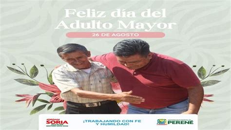 Dia Del Adulto Mayor 26 De Agosto Noticias Municipalidad Distrital De Perene Plataforma