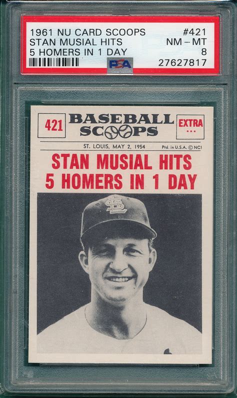 Lot Detail Nu Card Scoops Musial Psa