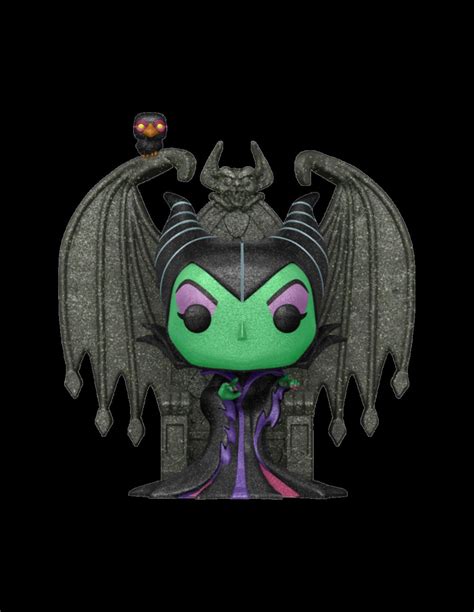 Disney Deluxe Villains 784 Maleficent In Throne Diamond Glitter