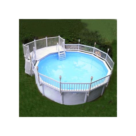 Ft White Pvc Above Ground Swimming Pool Fencing Above Ground