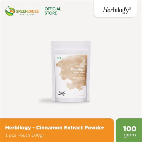 Jual Herbilogy Cinnamon Extract Powder 100g Shopee Indonesia