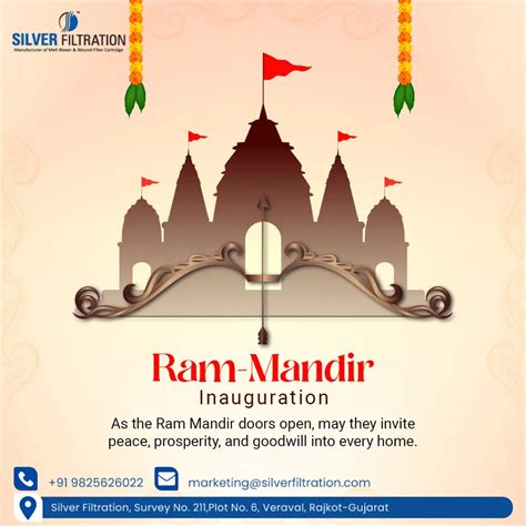 Celebrating Ram Mandir Silver Filtration Indias Largest Water