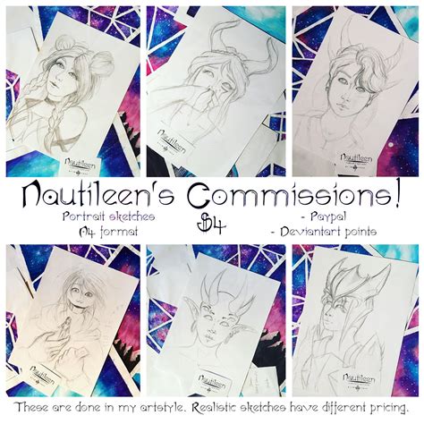 Open Commissions Sketches By Nautileen On Deviantart