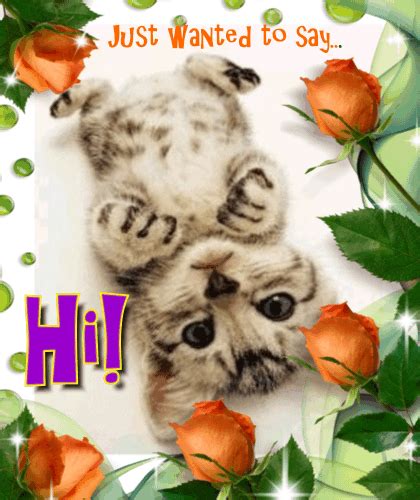 Just Wanted To Say Hi Free Hi Hello Ecards Greeting Cards 123 Greetings