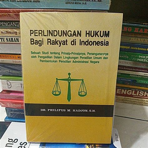 Jual Buku Perlindungan Hukum Bagi Rakyat Di Indonesia By Dr Philipus M