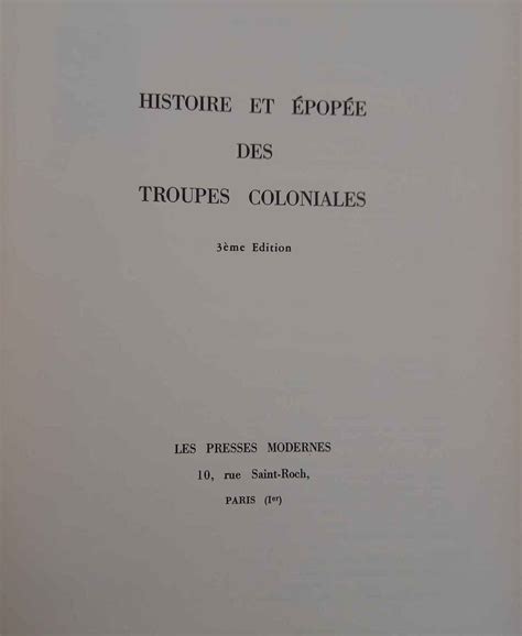 Empirecostume Histoire Et Pop E Des Troupes Coloniales Num Rot