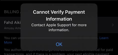 payment  declined apple community