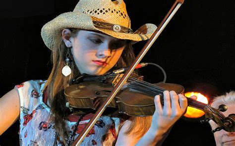 Fiddling Cowgirl Female Fiddle Models Hats Fun Women Brunettes