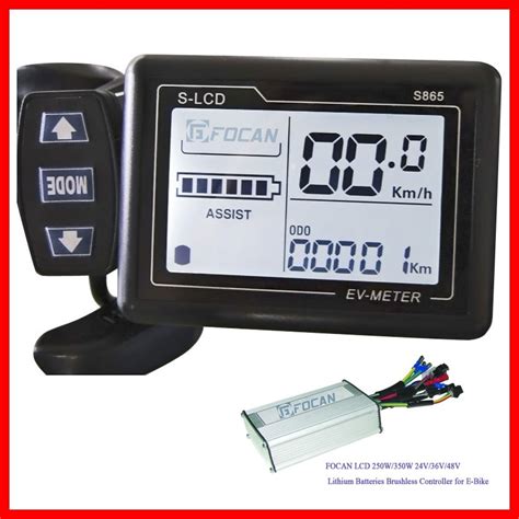 China E Bike V W Bldc Motor Brushless Controller With Lcd Display