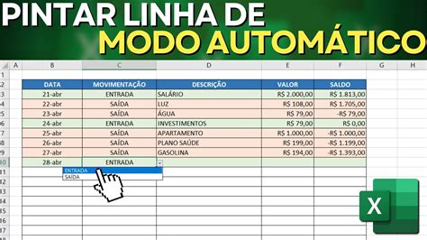 Como Pintar A Linha Inteira No Excel Formata O Condicional Librain