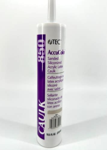 Tec Accucolor 850 Siliconized Sanded Acrylic Caulk Acrylic Latex