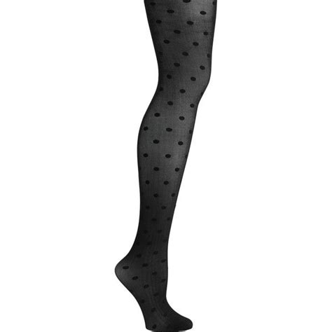 Emilio Cavallini Polka Dot Sheer Tights 28 Liked On Polyvore