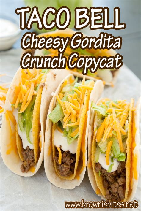 Taco Bell Gordita Crunch Brownie Bites Blog