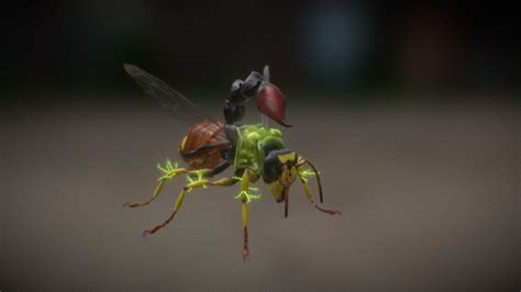 New Wasp Mutant Hive Wars Video Game 3d Model By Yoshistory