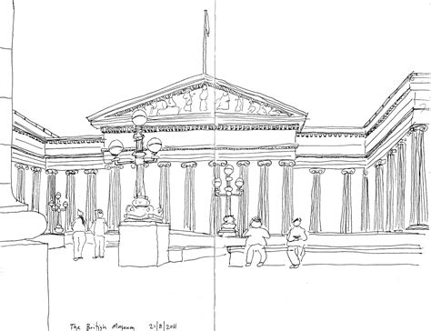 Museum Sketch at PaintingValley.com | Explore collection of Museum Sketch