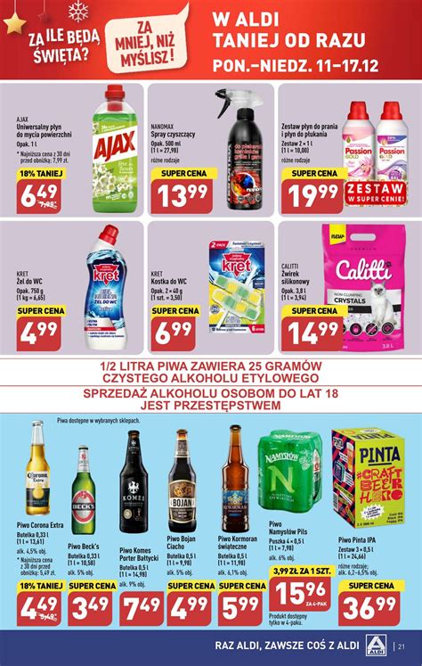 ALDI Aktualna Gazetka 11 12 17 12 2023 21