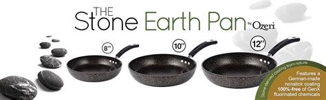 12 Stone Earth Frying Pan By Ozeri With 100 Apeo And Pfoa Free Stone Derived Non Stick Coating