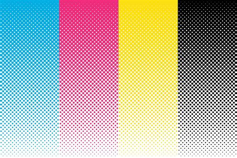 Cmyk Halftone Stripes Abstract Background Template 41400705 Vector Art