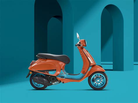 Vespa Primavera 50 Colour Vibe New United Scooters