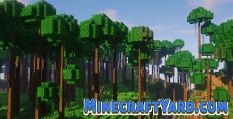 Dynamic Trees Mod (1.20.5 - 1.19.4) Realistic Trees Minecraft